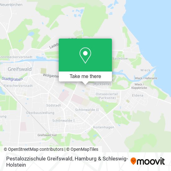 Pestalozzischule Greifswald map