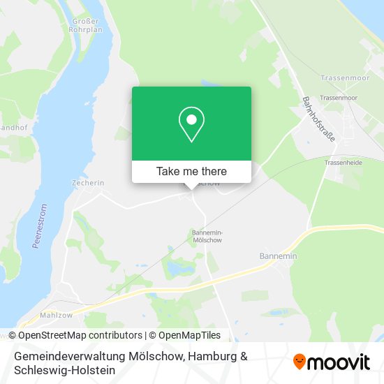 Gemeindeverwaltung Mölschow map