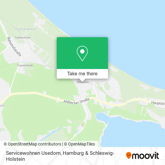Карта Servicewohnen Usedom