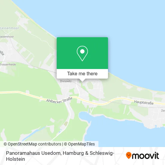 Карта Panoramahaus Usedom