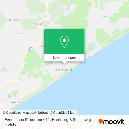 Ferienhaus Strandpark 11 map