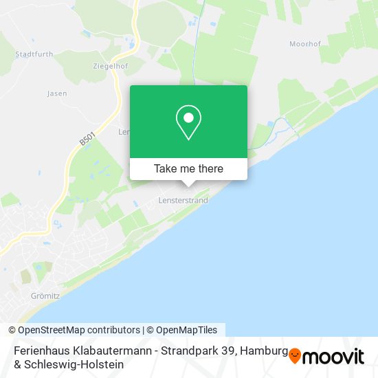 Ferienhaus Klabautermann - Strandpark 39 map