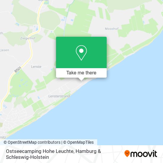 Ostseecamping Hohe Leuchte map
