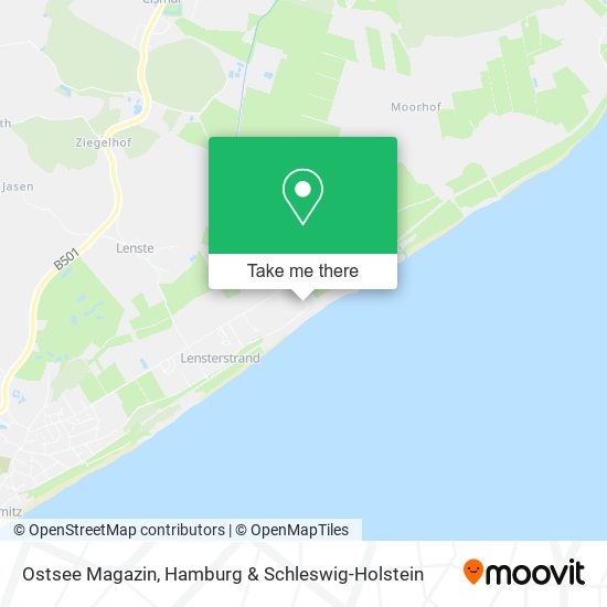 Ostsee Magazin map