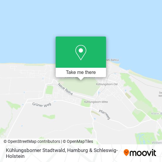 Kühlungsborner Stadtwald map