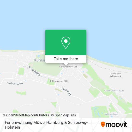 Ferienwohnung Möwe map