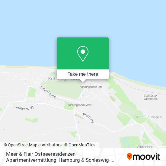 Meer & Flair Ostseeresidenzen Apartmentvermittlung map