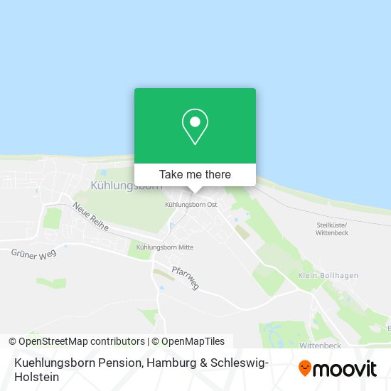 Kuehlungsborn Pension map