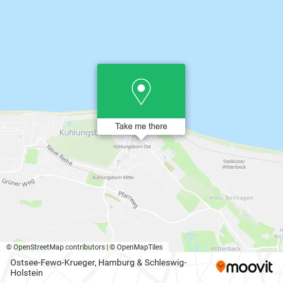 Карта Ostsee-Fewo-Krueger