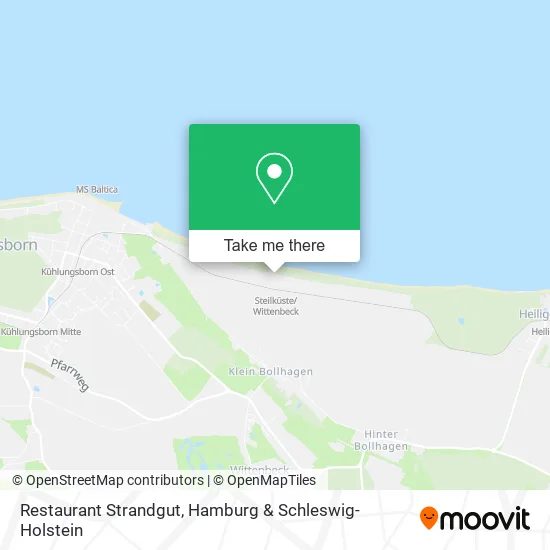 Карта Restaurant Strandgut