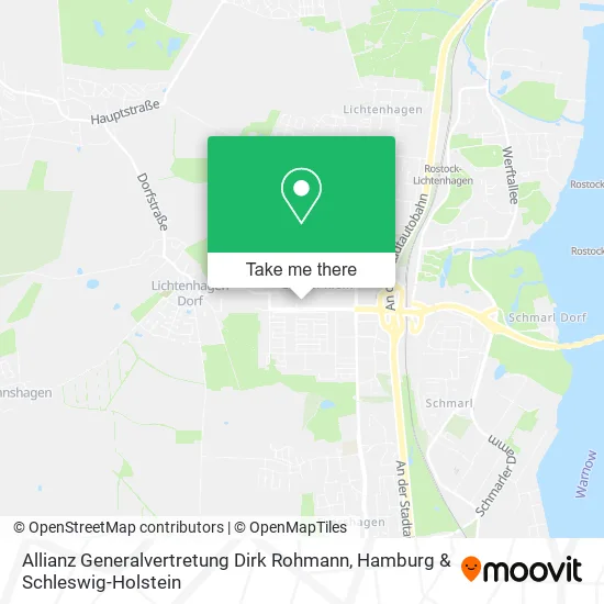 Карта Allianz Generalvertretung Dirk Rohmann