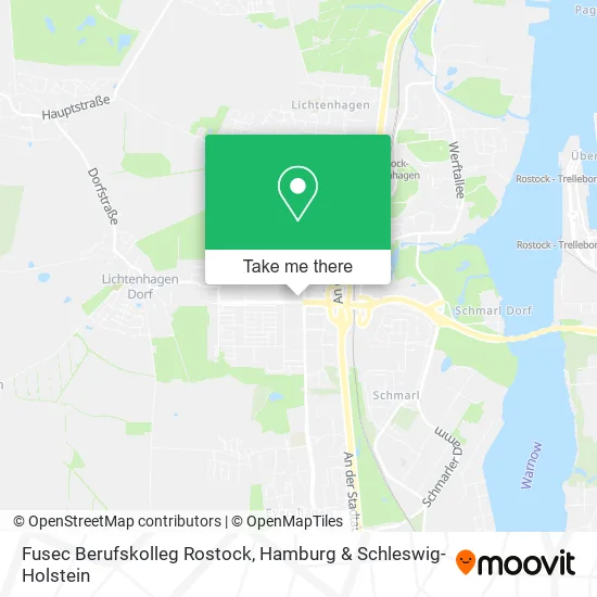 Карта Fusec Berufskolleg Rostock