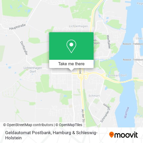 Geldautomat Postbank map