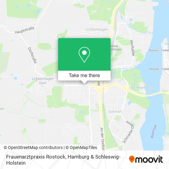 Карта Frauenarztpraxis Rostock