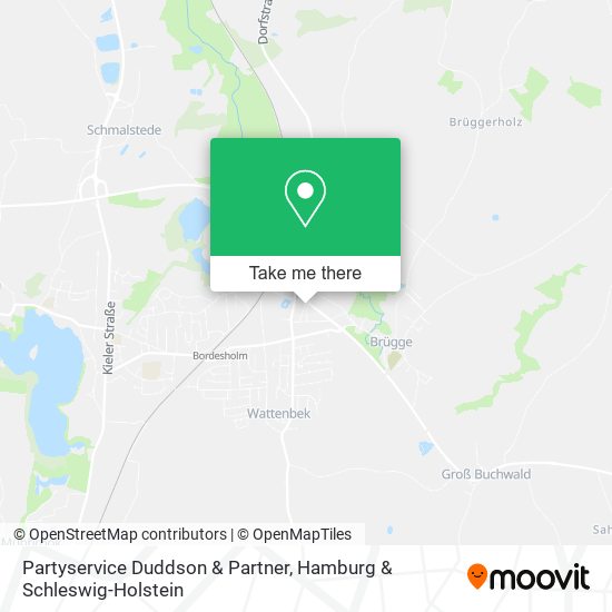 Partyservice Duddson & Partner map