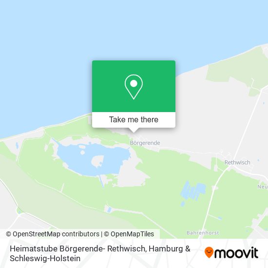 Heimatstube Börgerende- Rethwisch map