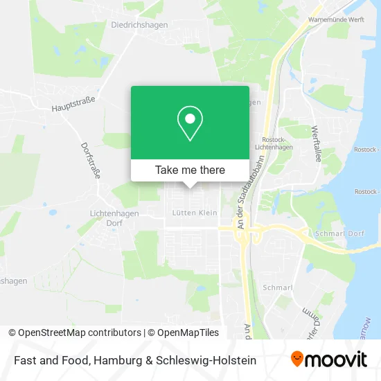 Карта Fast and Food