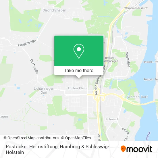 Карта Rostocker Heimstiftung