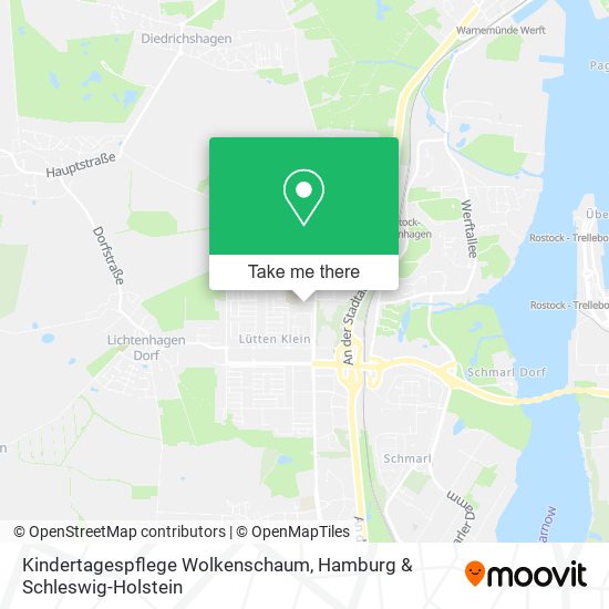 Kindertagespflege Wolkenschaum map