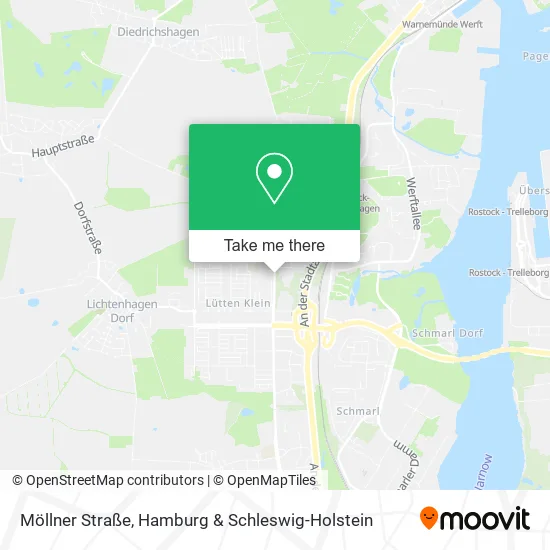 Карта Möllner Straße
