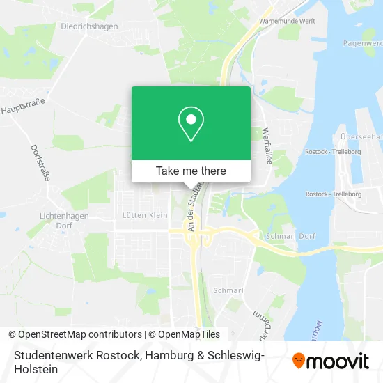 Карта Studentenwerk Rostock