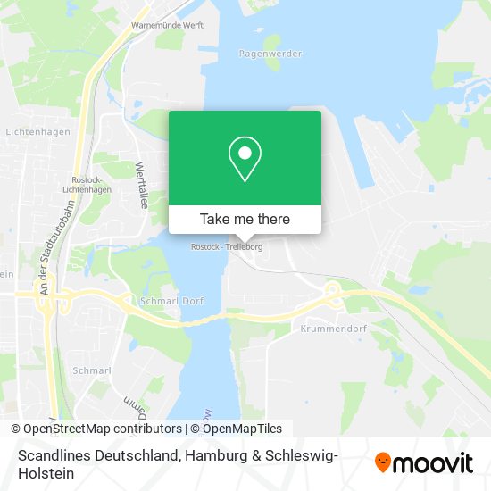 Scandlines Deutschland map