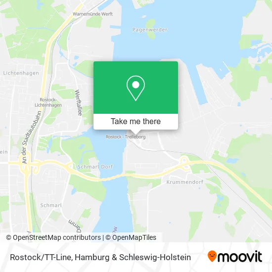 Карта Rostock/TT-Line