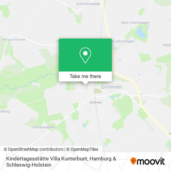 Kindertagesstätte Villa Kunterbunt map