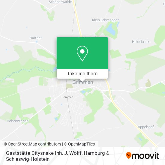 Gaststätte Citysnake Inh. J. Wolff map