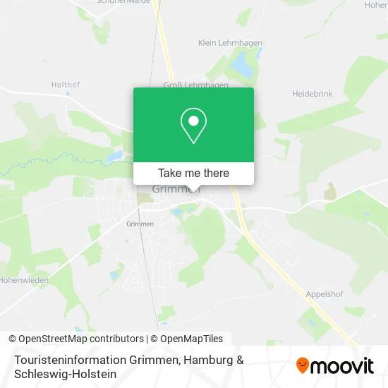 Карта Touristeninformation Grimmen