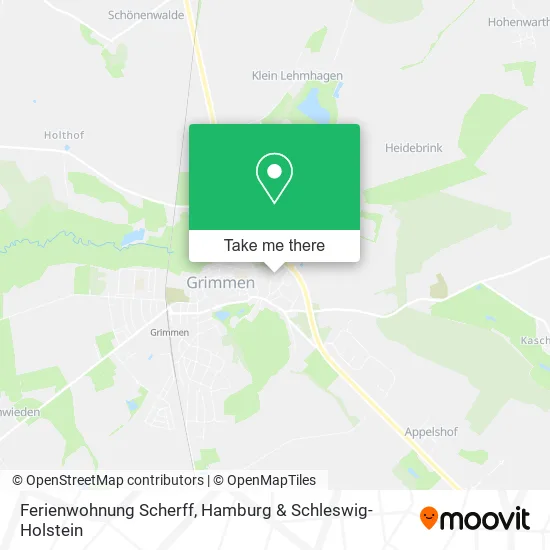 Карта Ferienwohnung Scherff