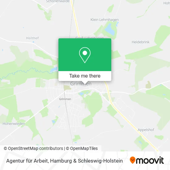 Карта Agentur für Arbeit