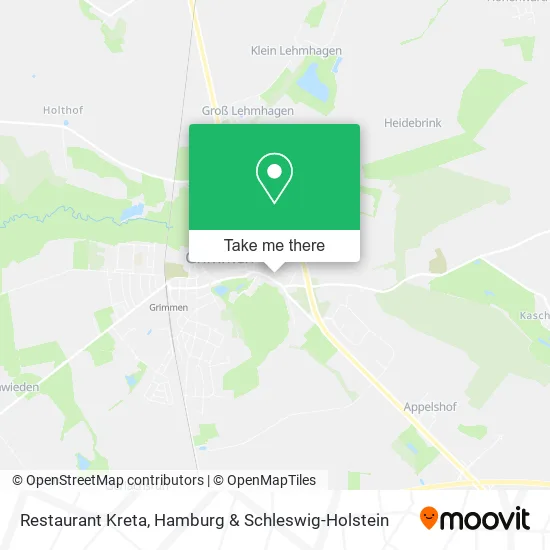 Restaurant Kreta map