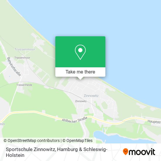 Sportschule Zinnowitz map