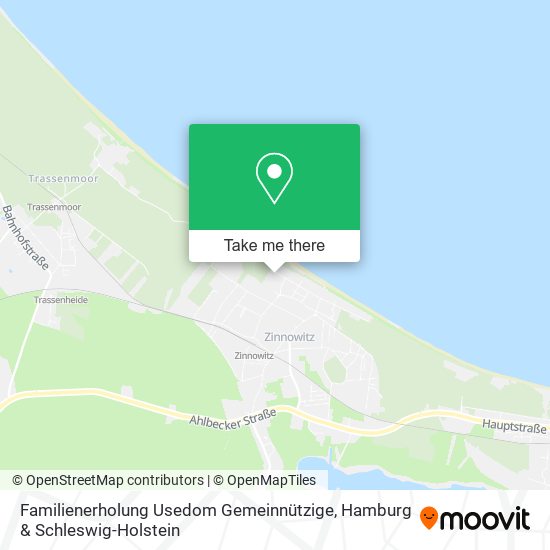 Familienerholung Usedom Gemeinnützige map