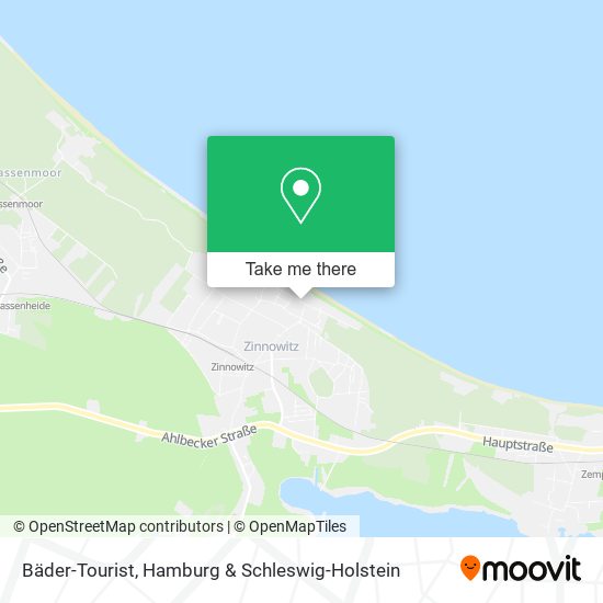 Bäder-Tourist map