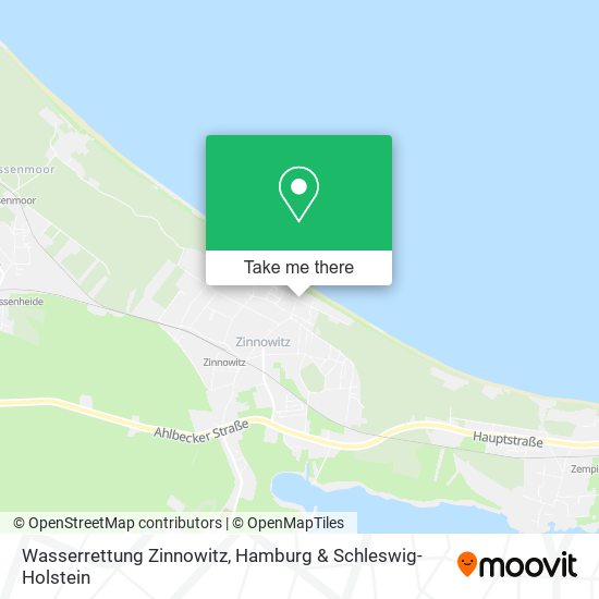 Wasserrettung Zinnowitz map