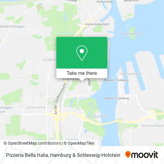Pizzeria Bella Italia map