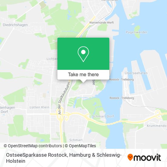 OstseeSparkasse Rostock map