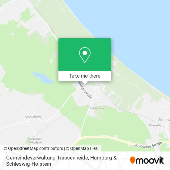 Gemeindeverwaltung Trassenheide map