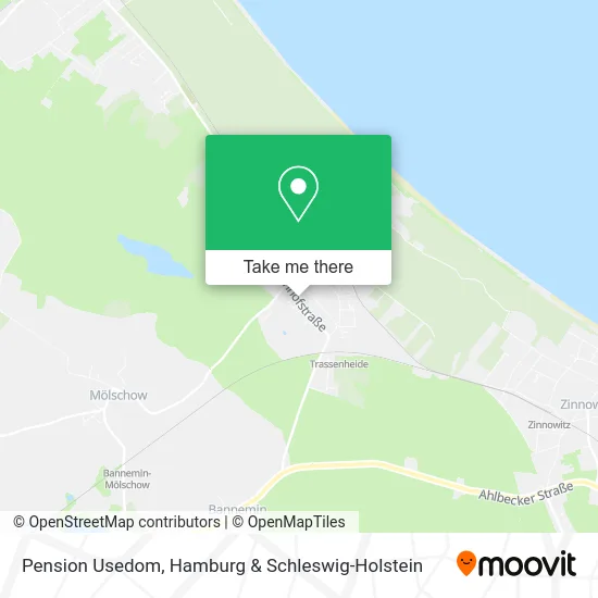 Карта Pension Usedom