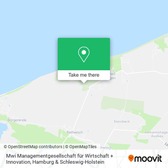 Mwi Managementgesellschaft für Wirtschaft + Innovation map