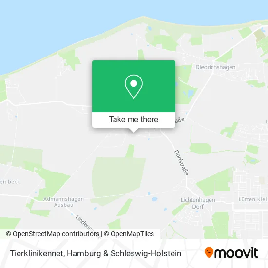 Карта Tierklinikennet