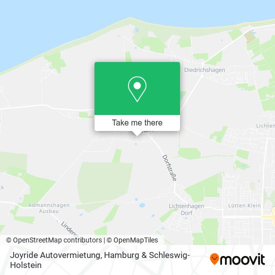 Joyride Autovermietung map