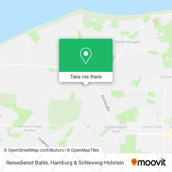 Reisedienst Bahls map