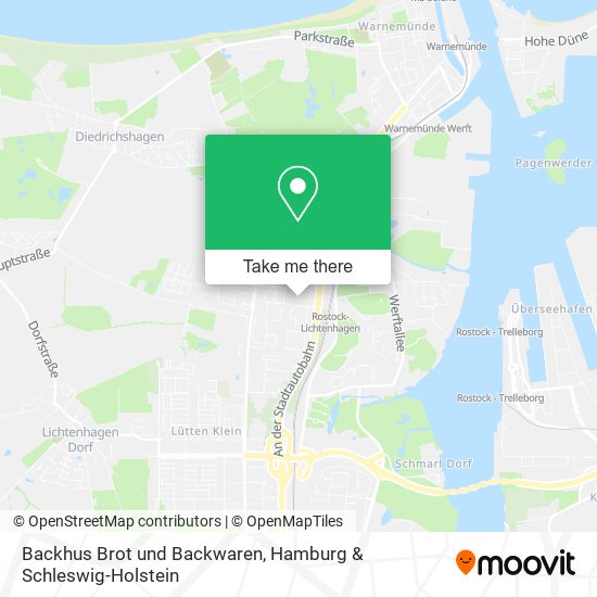 Backhus Brot und Backwaren map