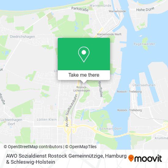 AWO Sozialdienst Rostock Gemeinnützige map
