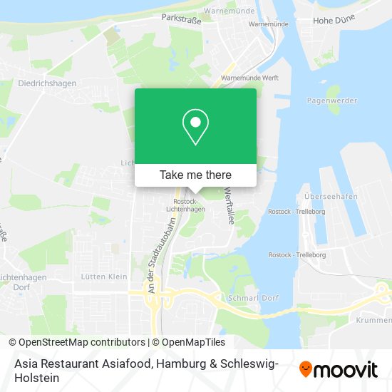 Asia Restaurant Asiafood map