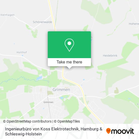 Ingenieurbüro von Koss Elektrotechnik map