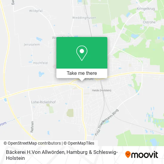 Карта Bäckerei H.Von Allwörden